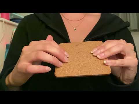 [ASMR] 9 Minutes of Cork Sounds | Cork Tapping, Tracing, Smoothing