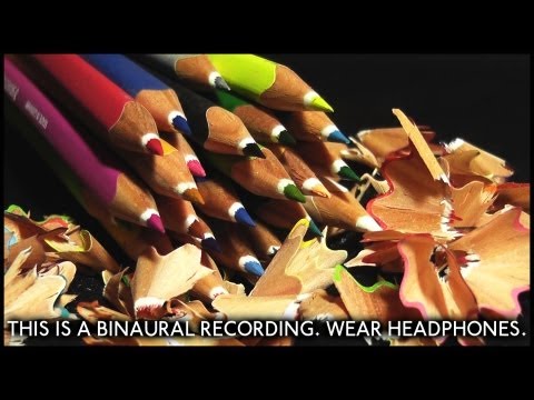 94. 3D Pencils (Binaural - Wear Headphones) - SOUNDsculptures (ASMR)