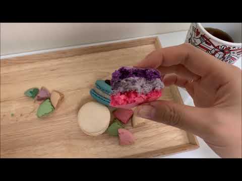 [ASMR] (No Talking) Eating Macaron, 필링이 가득한 마카롱 먹기