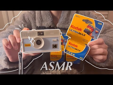 ASMR ｜Kodak i60 35mm Film Camera and Films Unboxing｜Tapping, Scratching Sounds（No Talking）
