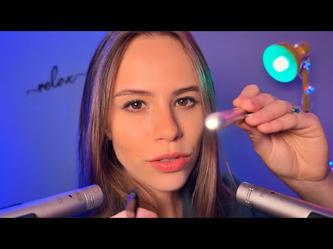 ASMR PREPARE-SE para RELAXAR COM MAPEAMENTO FACIAL COMPLETO