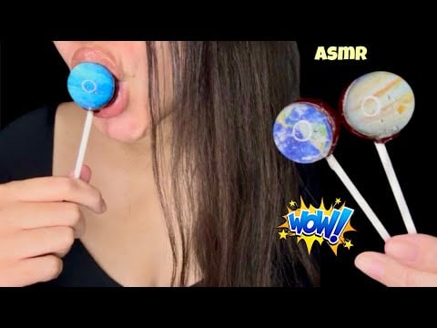 Asmr Trying Galaxy Lollipops No Talking 