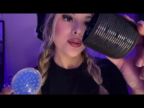 ASMR Hairstyling 🎀 Removing Clips & Taking Out Hair Rollers - Defining Your Curls
