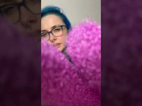 ASMR SCRUBBING YOUR FACE 💜 #asmrgumchewing #shorts #asmr #personalattention