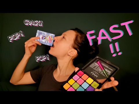 💥VERY Fast Makeup 💥 No-Talking 💥Eating Pop-Rocks