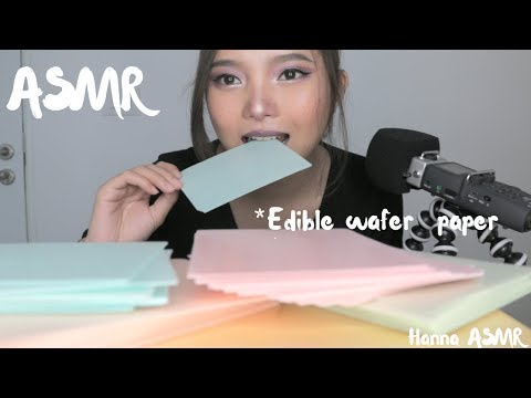 ASMR WAFER PAPER (Eating Sounds)😍| Hanna ASMR