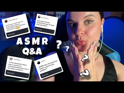 ASMR Q&A respondiendo vuestras preguntas más recientes ♡