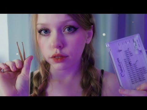 АСМР ЭКСТРЕМАЛЬНОЕ НАРАЩИВАНИЕ РЕСНИЦ | ASMR LASH EXTENSIONS