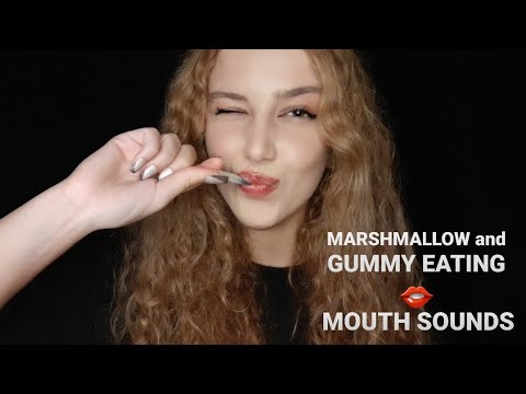 TÜRKÇE ASMR | JELİBON VE MARSHMALLOW YİYEREK SOHBET EDELİM! | MOUTH SOUNDS