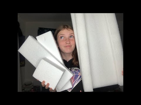 STYROFOAM ASMR (super crunchy satisfying sounds😍) LIVE // LOFI