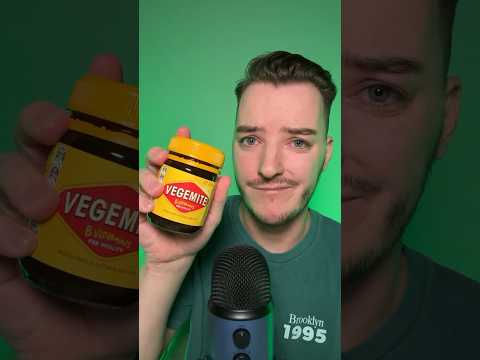 trying vegemite for the first time… #asmr