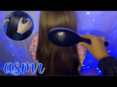ASMR APLICADO - PENTEANDO O CABELO (hair brushing)