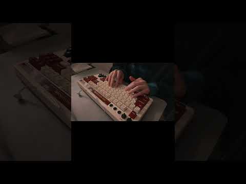 Slow typing on the clickiest keyboard ever ⌨️ | ASMR No Talking #notalkingasmr #keyboard #asmrvideo
