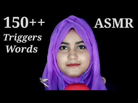 ASMR ~ 150++Trigger Words With Inaudible Tingly Mouth Sounds