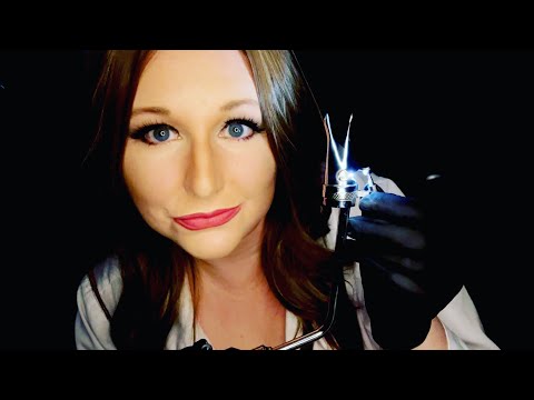 ASMR Nose Exam for Deviated Septum Roleplay | Up Close | Pen Light | Latex Gloves | Whisper