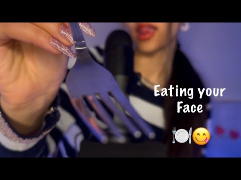 ASMR~ Eating Your Face 🥣 🍽️