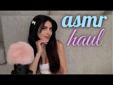 asmr crinkly haul💎💕(whispered)