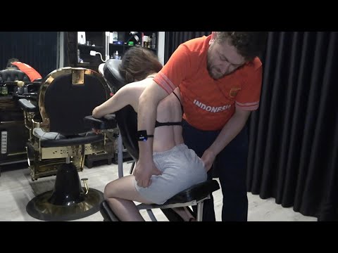 EVERY FEMALE’s DREAM TREATMENT 💈 CRACKS 💈 head,face,chest,bellt,armpit,foot,back,hip massage