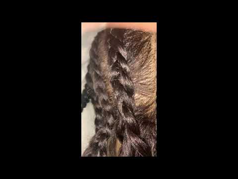 ASMR: BRADING AND BRUSHING MY SISTER HAIR WHILE SHES SLEEP :  SATISFYING TINGLES