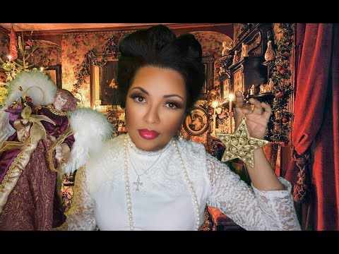 ASMR Edwardian Lady Sells you Christmas Decor Items🎄