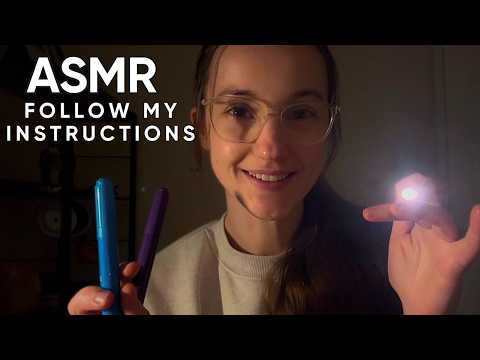ASMR Follow My Instructions for Sleep 😴 Instant Tingles & Deep Relaxation *FOCUS*