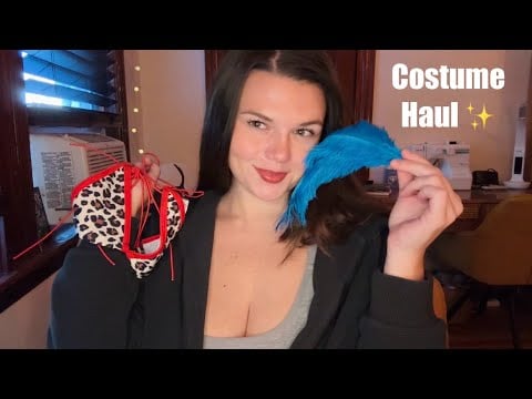 ASMR | Costume Haul ✨ super tingly fabric sounds 
