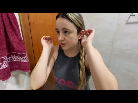 ASMR: FAZENDO MEU SKINCARE NOTURNO + MASCANDO CHICLETE