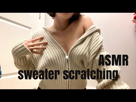 ASMR | aggressive sweater scratching | ASMRbyJ