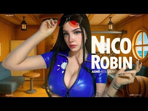 ASMR Nico robin esta obsesionada contigo 🏴‍☠️ One Piece ROLEPLAY | Atencion personal