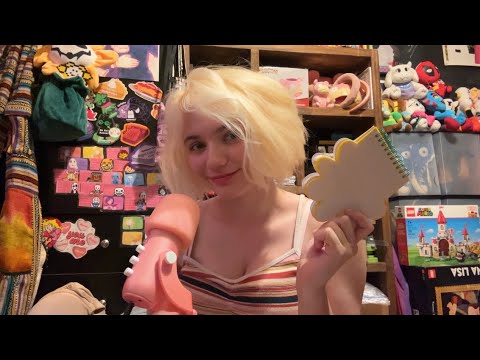 🌻 Custom ASMR: Tingly trigger words, strap snapping, fabric scratching and pulling! - NO midroll ads