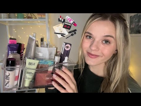 ASMR For Charity 💄 My Moms Makeup Collection