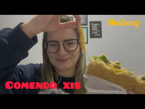 MUKBANG Comendo xis de coração I ASMR #asmr #mukbang #mukbangbrasil