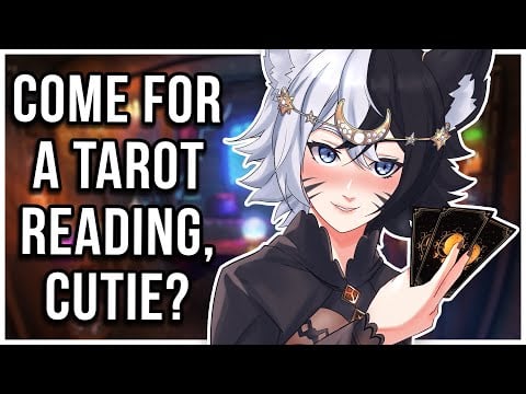 ASMR Roleplay | Flirty Tarot Reading From A Cute Femboy 🃏