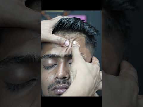 Indian Barber Basic Hrad Massage And Neck Cracking ASMR #shorts #headmassage #neckcrack