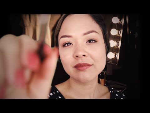 ASMR SUOMI 💄 Meikki-roleplay 💄 (Kuiskauksia, mic-brushing, inaudible)