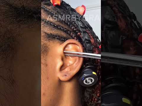 Asmr that will put you to sleep in minutes, ear piercing cleaning #asmrbygracejohn