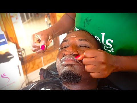 ASMR: The Most Satisfying Facial Treatment-Felt So Good.