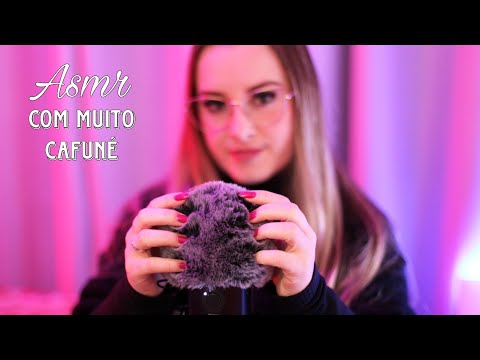 ASMR com o MELHOR CAFUNÉ PRA DORMIR EM 5 MINUTOS | Mexendo no seu cabelo até você dormir | Blue Yeti