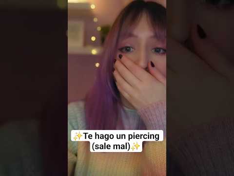⭐POV: Tu amiga te pone un PIERCING (ASMR Rápido y divertido)
