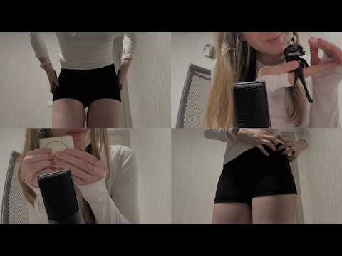 skin scratching 🧘🏻‍♀️💋 & tapping on different items / asmr / visual triggers / mic triggers asmr