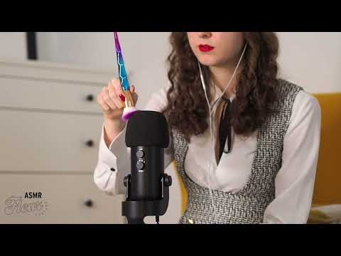 ASMR BLUE YETI Mic Brushing 🔥