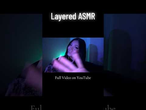 Layered Creamy Tapping 🧠 ASMR + Visuals #tingles #visualtingle #mouthsounds #relax #relaxingsound
