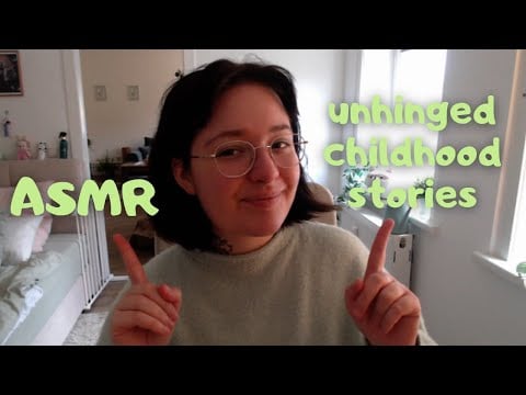 ASMR Close Clicky Whisper Ramble | Unhinged Childhood Stories