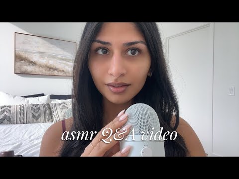asmr close whispers q & a dim lighting 🔮 | revealing my real name and instagram for all
