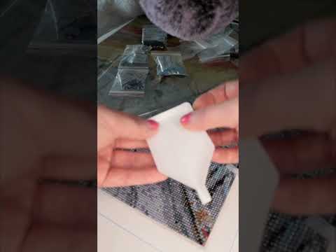 Diamond Painting🖌️ #asmrsounds #diamondpainting #asmrsuomi #relaxingasmr #asmrshorts