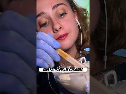 Faut rattraper les conneries #asmrfrançais #asmrroleplay #asmrmedical #dentiste