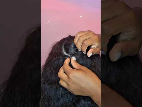 ASMR TIRANDO PIOLHO DO SEU CABELO (ASMR APLICADO) #asmr #shorts #shortvideo