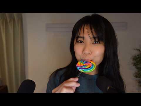 【ASMR/No Talking】ペロペロキャンディ咀嚼音/Lollipop Eating Sounds🍭🤤