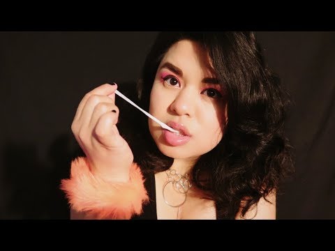 Your Little Sister Does Your Make-Up ASMR Roleplay | GUM CHEWING