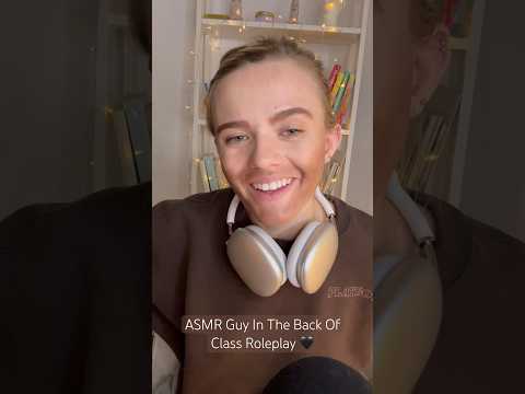 ASMR Guy In The Back Of Class Roleplay 🖤